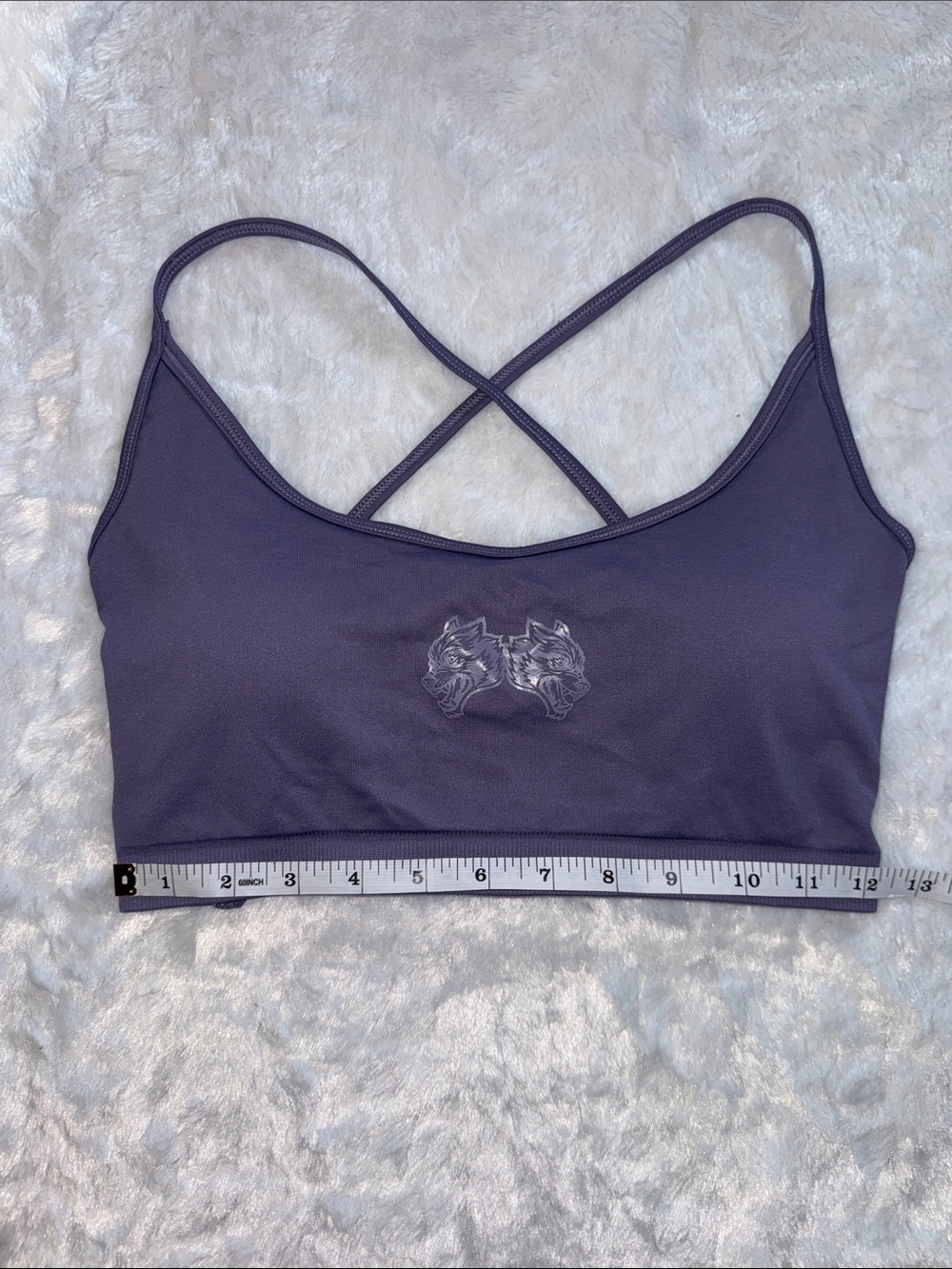 Darc Sport Purple Cross-Back Sports Bralette- IYKYK Layla Soft Seamless Bra